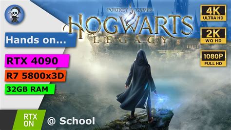 Hogwarts Legacy RTX 4090 Ryzen 7 5800x3D 32GB RAM 3600 RTX On