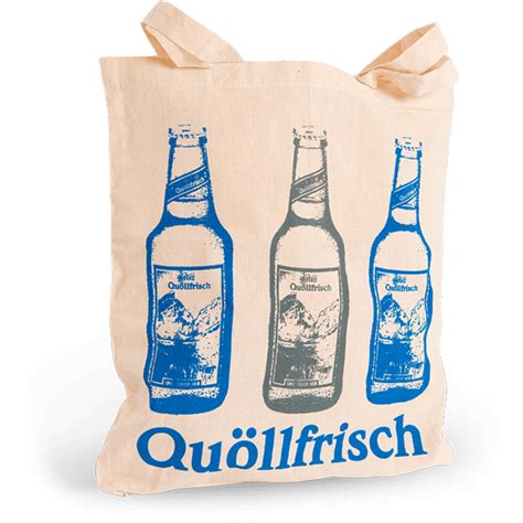 Stabile Tragtasche Baumwolle Qu Llfrisch Sujet Brauerei Locher Ag