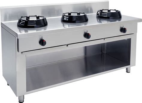 Buy Wok gas stove Professional with 3 burners online - HorecaTraders