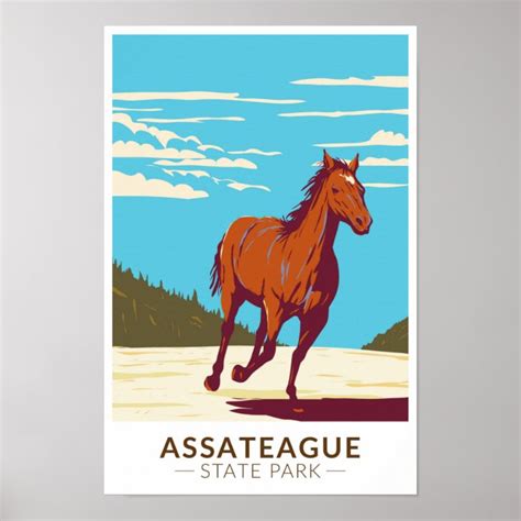 Assateague State Park Maryland Poster