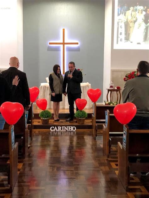 Fotos Culto de Casais Igreja Metodista em Caçador SC