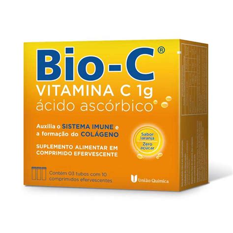 Bio C Comprimido 1g Caixa 30 Comprimidos Efervescentes