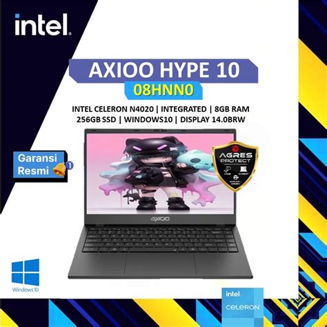 Jual Laptop Axioo Hype Intel Celeron N Ram Gb Gb Ssd