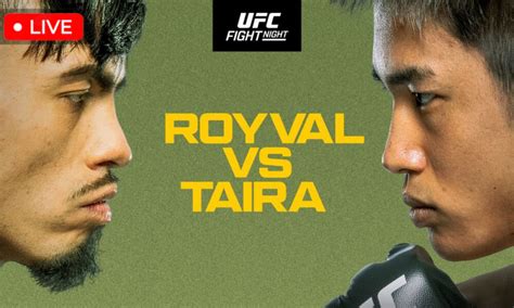 Horarios De Pelea Ufc Fight Night Royval Vs Taira