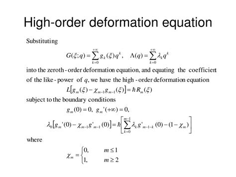 Ppt Basic Ideas Of The Homotopy Analysis Method Powerpoint