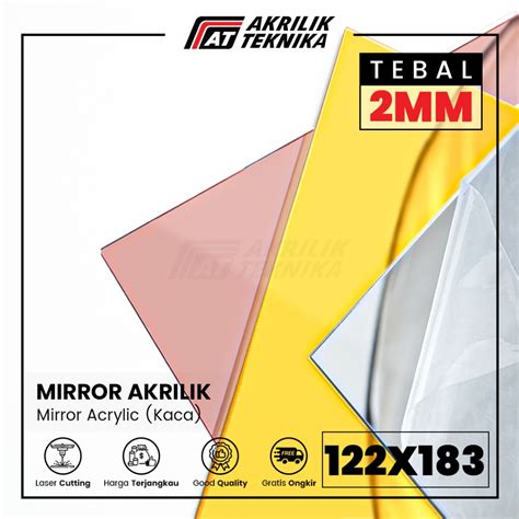 Jual Akrilik Mirror 122x183cm Gold Mirror Silver Mirror Rose Gold