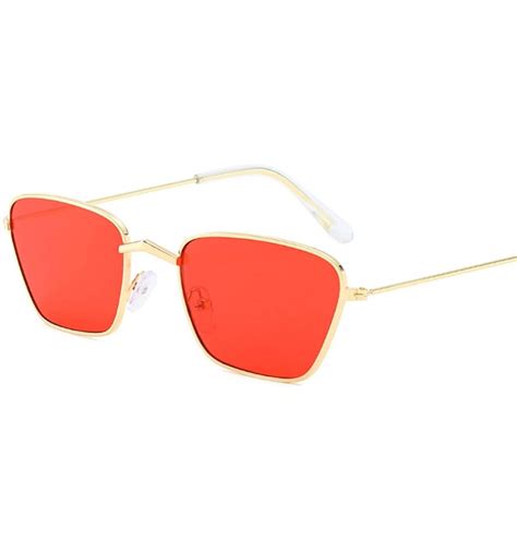 Retro Cute Sexy Cat Eye Sunglasses Women Fashion Luxury Mirror Tinted