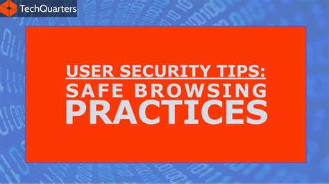 Safe Browsing Practices Security Hints Tips YouTube