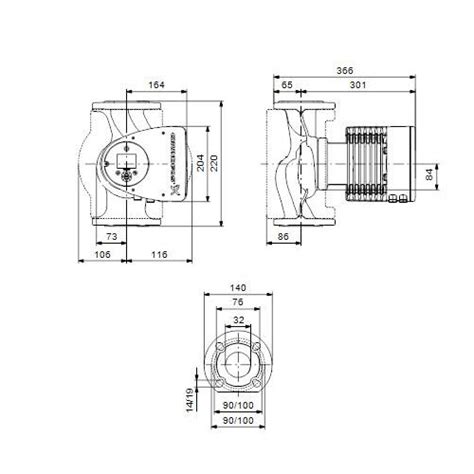 Grundfos Magna 3 32-120 F (Flansch) - Pumpenkiste