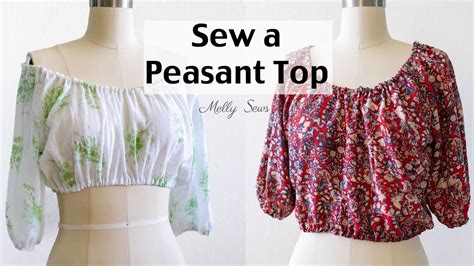 Sew A Peasant Top Pattern Youtube