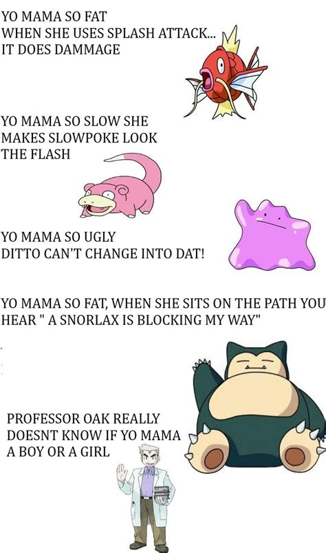 Yo Mama Pokemonlaughscom