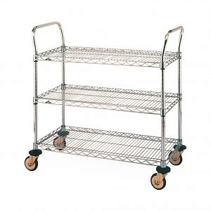 Intermetro MW 3 Shelf Utility Carts Medline Industries Inc