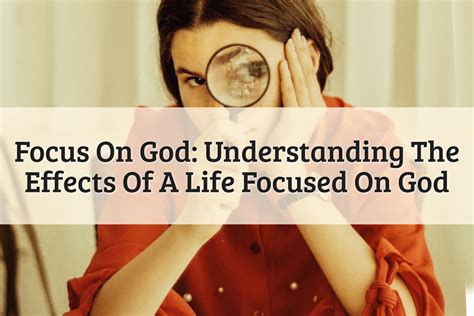 Helpful Ways In Always Keeping Your Focus On God