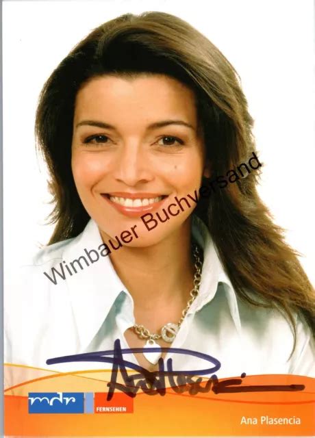 ORIGINAL AUTOGRAMM ANA Plasencia Autograph Signiert Signed Signee