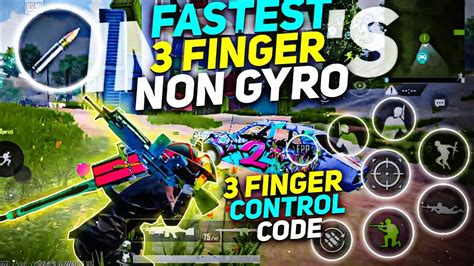 Fastest Non Gyro Ll Finger Claw Pubg Mobile Ll Bgmi Montage Ll