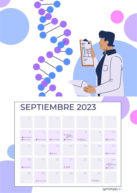 Calendario Gen Tico Septiembre El Blog De Genotipia