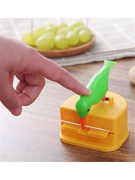 Intelligent Toothpick Box With Automatic Dispensing Bird Shaped