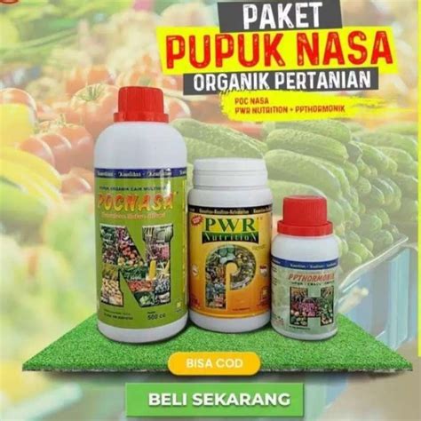 Jual Pupuk Pelebat Buah Tabulampot Poc Nasa Hormonik Power Nutrition Di