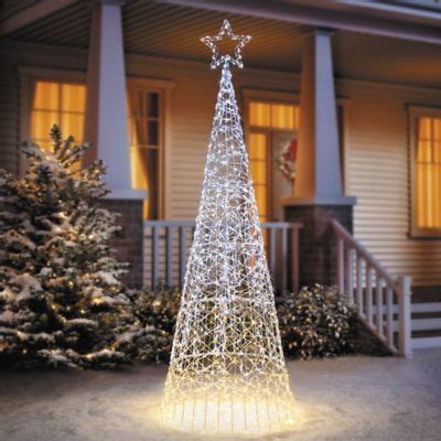 Add A Stunning LED Cone Tree Outdoor Christmas Decoration To Your