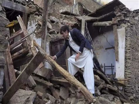 Magnitude Earthquake Hits Afghanistan Houses Turn To Rubble After