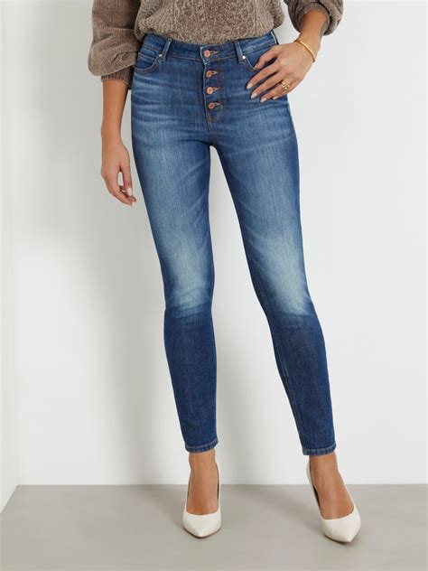 Guess High Rise Skinny Denim Pant Women