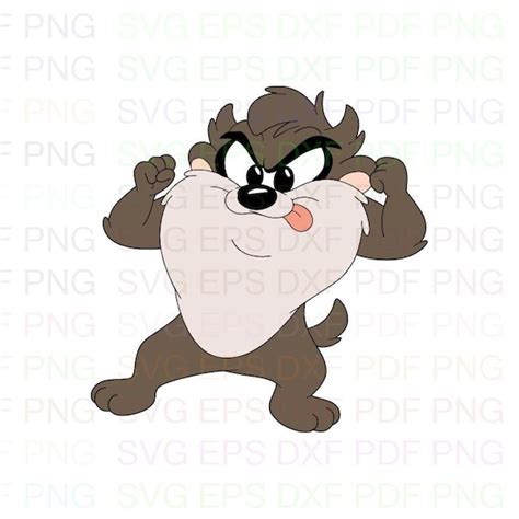 Baby Taz Baby Looney Tunes Svg Dxf Eps Pdf Png Cricut - Etsy