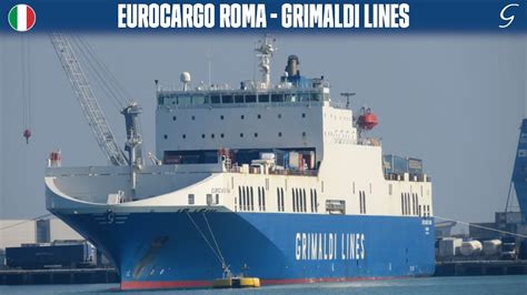 Eurocargo Roma Ferry In The Port Of Bari Grimaldi Lines Hd P