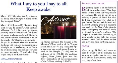 Commentary St Sunday Of Advent B The Word This Week