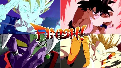 DBFZ All Dramatic Finishes And Special Intros Anime Outfit Accurate