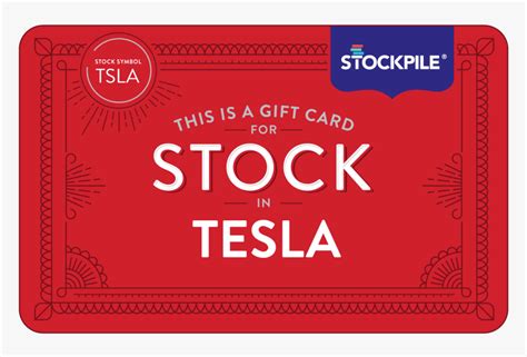 Stockpile Tesla Gift Card, HD Png Download , Transparent Png Image ...