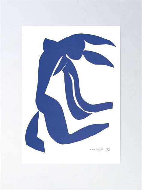 Henri Matisse Blue Nude Xi Canvas Poster Decor Landscape Office Room