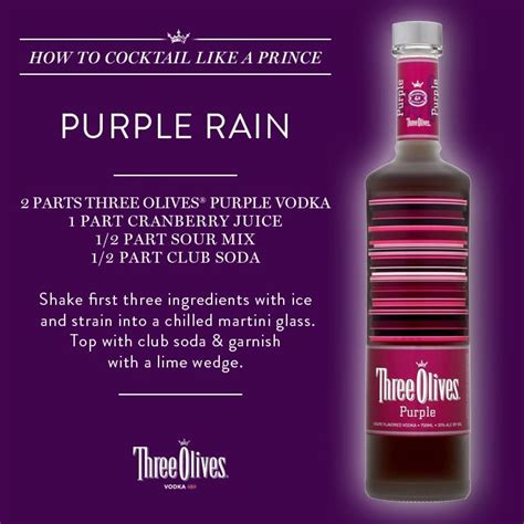 Purple Rain Purple Rain Drink Happy Hour Drinks Purple Drinks