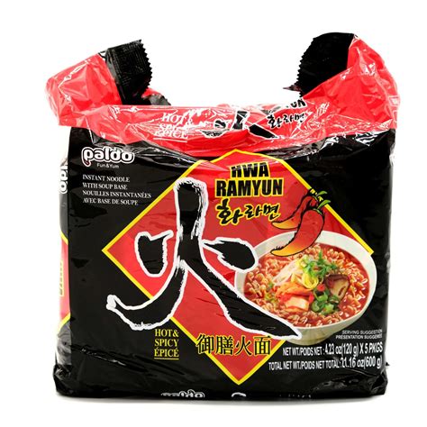 Paldo Hwa Ramyun Hot Spicy Pack Oz G Well Come Asian Market