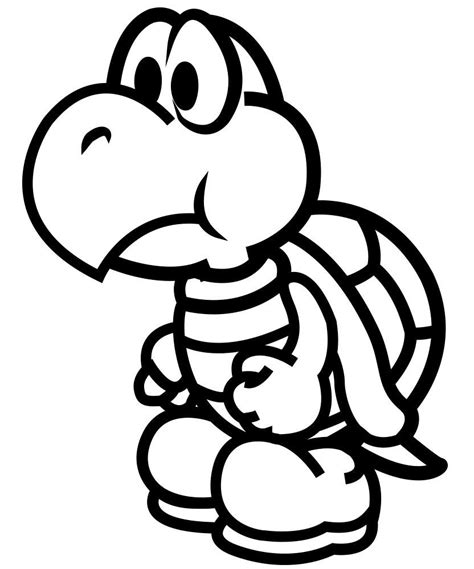 Mario Goomba Coloring Pages at GetColorings.com | Free printable ...