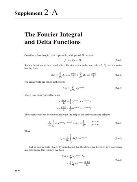 fourier integral  delta functions  integral probability