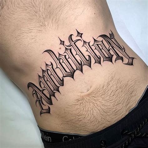 Tatuagens Na Barriga Masculina Incr Veis Para Fazer