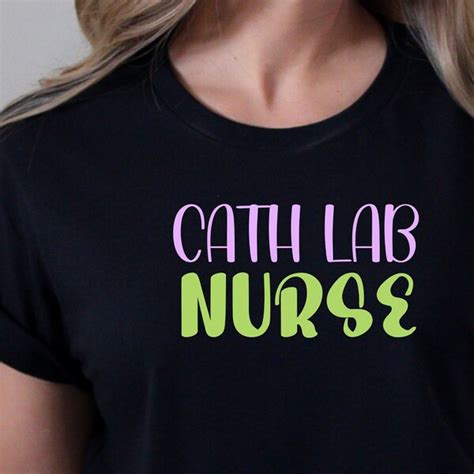 T Shirt Cath Lab Etsy