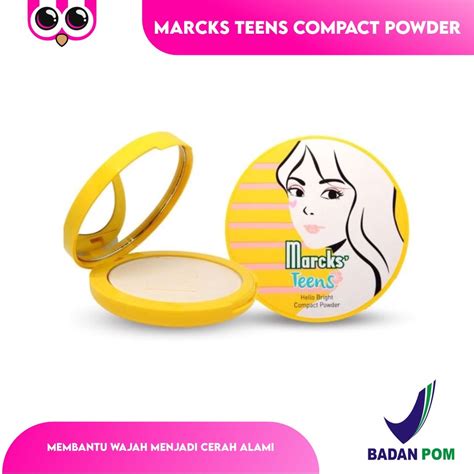 Jual Gr Marcks Teens Compact Powder Healthy Glow Finish Look Bedak