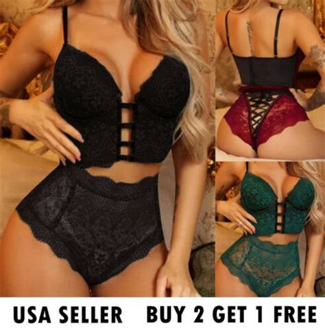 Women Lace Sexy Lingerie Bikini G String Bra Thong Ubuy India