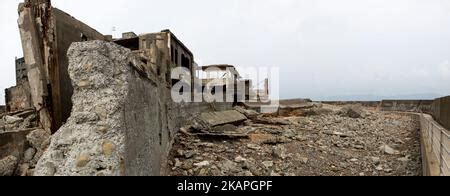 Vista Panoramica All Interno Dell Isola Di Hashima Comunemente