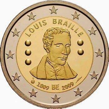 Euro Belgium Th Anniversary Of Birth Of Louis Braille