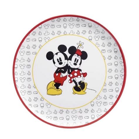 Prato Raso Mickey E Minnie Shopee Brasil