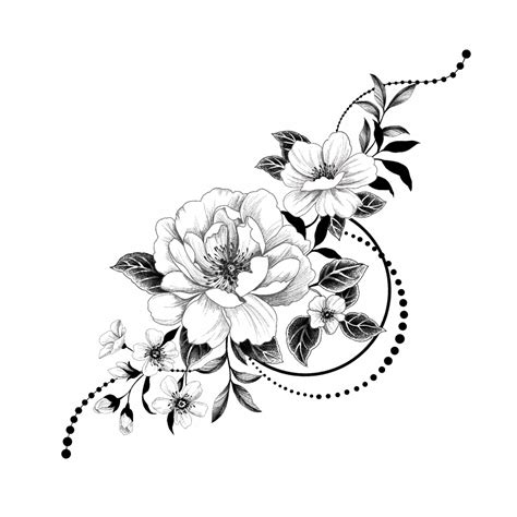 Flower Tattoo Png Printable Calendars At A Glance