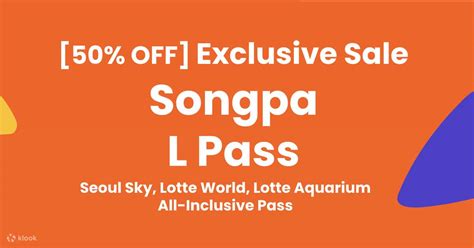 Songpa L Pass Lotte World Lotte World Aquarium And Seoul Sky Klook