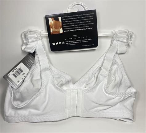Bali Double Support Cool Comfort Cotton Wirefree Bra 3036 38c Ebay