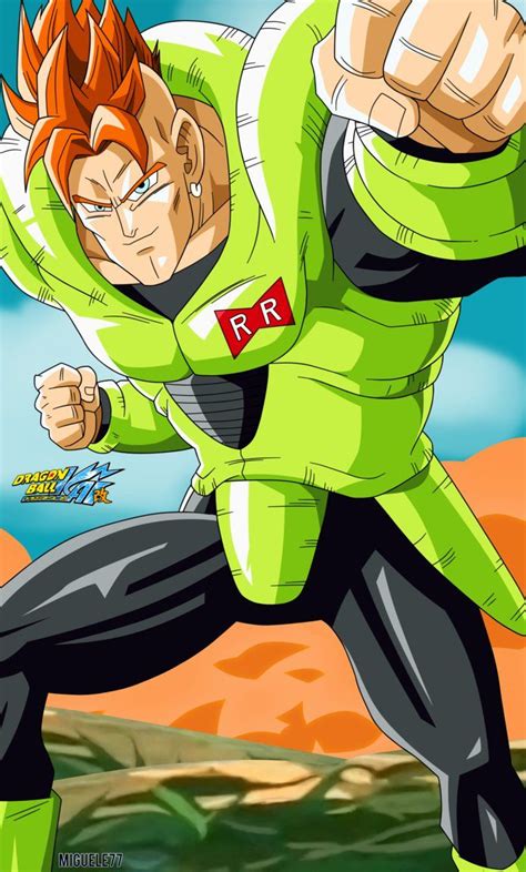 Dragon Ball Z - Android 16 | Dragon ball super goku, Dragon ball ...