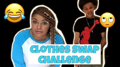 Extreme Clothes Swap Challenge In Public Hilarious Youtube