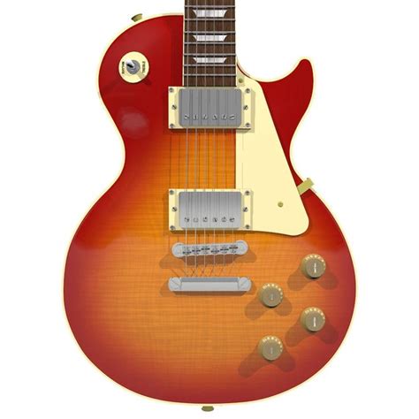 Abstract Guitar Les Paul