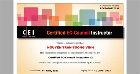 Chứng Chỉ Quốc Tế An Ninh Mạng đối Tác đào Tạo Của Ec Council