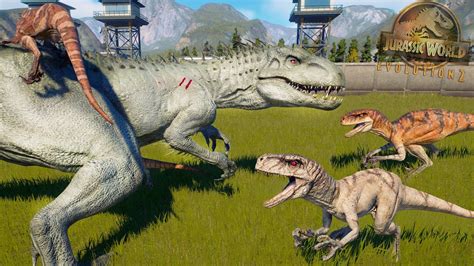 ATROCIRAPTOR VS INDOMINUS REX Entreno Nuevos Dinosaurios Para Matar